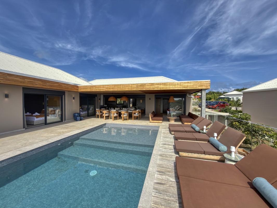 5.Location Villa piscine vue mer St François Guadeloupe_Piscine